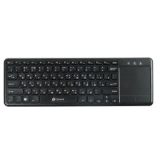 Клавиатура Оклик 830ST черный USB беспроводная slim Multimedia Touch