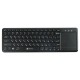 Клавиатура Оклик 830ST черный USB беспроводная slim Multimedia Touch