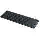 Клавиатура Оклик 830ST черный USB беспроводная slim Multimedia Touch
