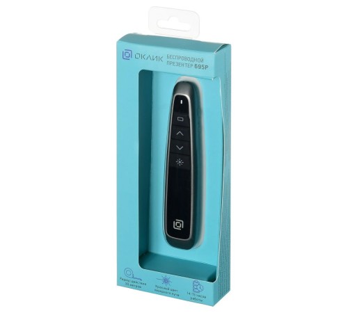 Презентер Оклик 695P Radio USB (30м) черный Презентер Оклик 695P Radio USB (30м) черный