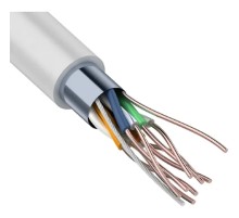 Rexant (01-0169-R) Кабель витая пара F/UTP, CAT 5e, ZH нг(А)-HF, 4PR, 24AWG, INDOOR, SOLID, серый, 305м, РФ