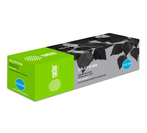 Блок фотобарабана Cactus CS-CF219A CF219A черный ч/б:12000стр. для M104a Pro/M104w Pro/M132a Pro/M132fn Pro HP