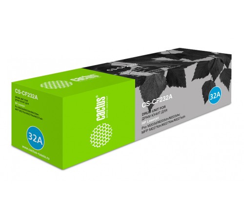 Блок фотобарабана Cactus CS-CF232A CF232A черный ч/б:23000стр. для LJ M203dn Pro/M203dw Pro/M206dn Ultra/M227 Pro MFP HP