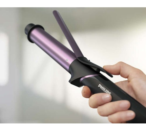 Щипцы Philips BHB868/00 макс.темп.:200С покрытие:керамико-кератиновое черный/фиолетовый