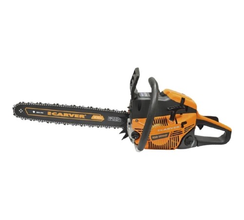 Пила бенз. CARVER RSG 358MF [01.004.00060] { (Металл.стартер, целлюлозный фильтр; 18", цепь PROFI 0,325-1,5-72зв.) }