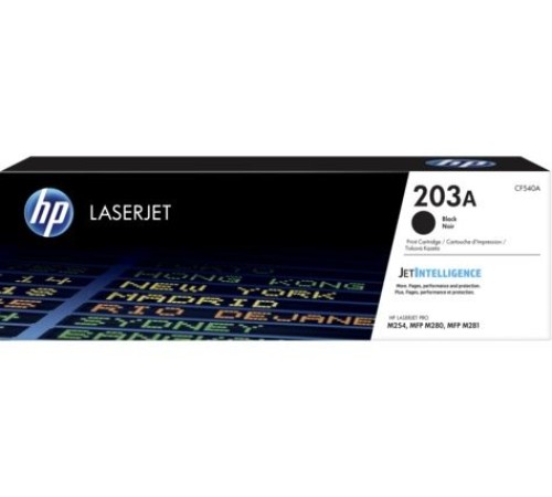 Картридж лазерный HP 203A CF540A черный (1400стр.) для HP M254/280/281