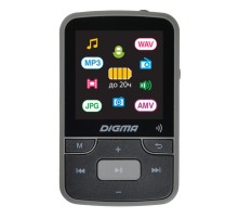 Плеер Hi-Fi Flash Digma Z4 BT 16Gb черный/1.5"/FM/microSDHC/clip