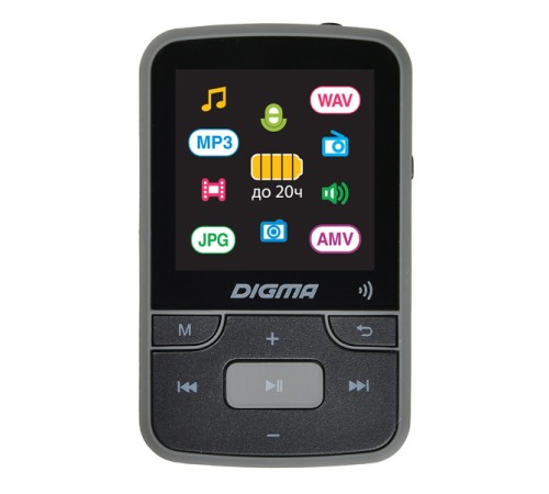 Плеер Hi-Fi Flash Digma Z4 BT 16Gb черный/1.5"/FM/microSDHC/clip Плеер Hi-Fi Flash Digma Z4 BT 16Gb черный/1.5"/FM/microSDHC/clip
