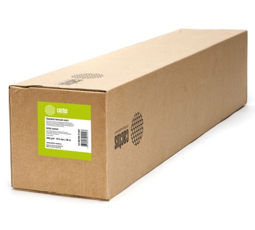 Холст Cactus CS-MC260-91430 914мм-30м/260г/м2/белый матовое синтетика для струйной печати втулка:50.8мм (2")