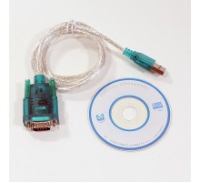 Кабель-переходник USB Am -> RS-232 DB9M, винты ( добавляет в систему новый COM порт) VCOM <VUS7050> VCOM USB Am  —  RS-232 DB9M (VUS7050)
