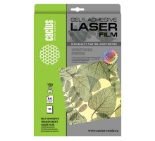 Пленка Cactus CS-LFSA415010 A4/150г/м2/10л./прозрачный самоклей. для лазерной печати
