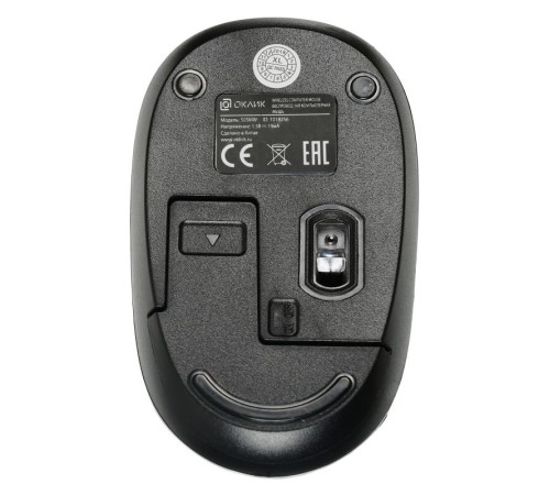 Мышь Оклик 505MW черный оптическая (1000dpi) беспроводная USB (3but) Мышь Оклик 505MW черный оптическая (1000dpi) беспроводная USB (3but)