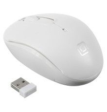 Мышь Оклик 505MW белый оптическая (1000dpi) беспроводная USB (3but)