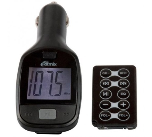 Автомобильный FM-модулятор Ritmix FMT-A705 черный SD/MicroSD USB PDU (15118383) Автомобильный FM-модулятор Ritmix FMT-A705 черный SD/MicroSD USB PDU (15118383)