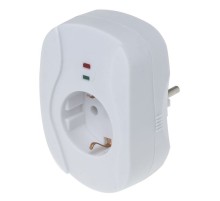 Сетевой фильтр Buro 100SH-WE (1 розетка) белый (коробка)