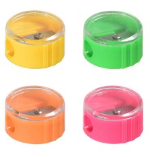 Точилка для карандашей ручная Silwerhof 191082 Народная коллекция 1 отверстие пластик ассорти