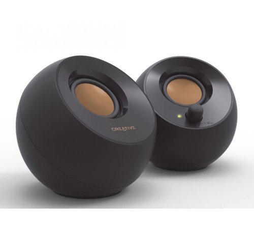 Колонки Creative PEBBLE MF1680 2.0 черный 4.4Вт Колонки Creative PEBBLE MF1680 2.0 черный 4.4Вт
