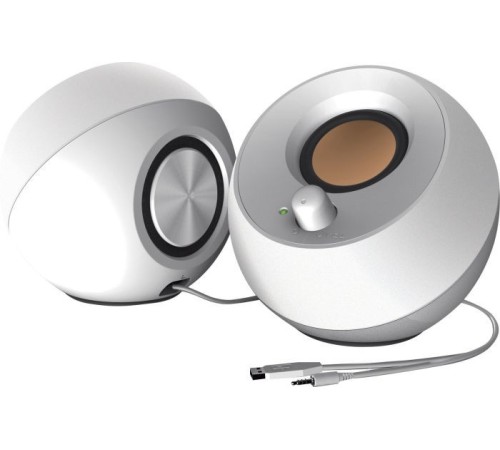 Колонки Creative PEBBLE MF1680 2.0 белый 4.4Вт