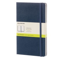 Блокнот Moleskine CLASSIC QP062B20 Large 130х210мм 240стр. нелинованный твердая обложка синий сапфир