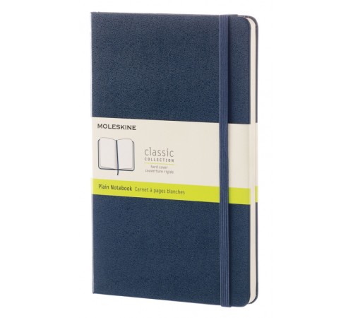 Блокнот Moleskine CLASSIC QP062B20 Large 130х210мм 240стр. нелинованный твердая обложка синий сапфир Блокнот Moleskine CLASSIC QP062B20 Large 130х210мм 240стр. нелинованный твердая обложка синий сапфир
