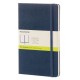 Блокнот Moleskine CLASSIC QP062B20 Large 130х210мм 240стр. нелинованный твердая обложка синий сапфир