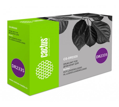 Блок фотобарабана Cactus CS-DR2335 DR-2335 черный ч/б:12000стр. для L2500/2520/2540/HL2300/2340/2360/MFC2700 Brother