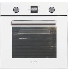 Духовой шкаф Электрический Lex EDP 094 WH стекло белое/нержавеющая сталь