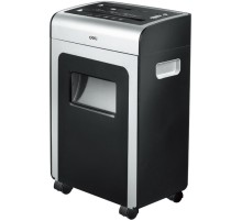 Шредер Deli 9915 черный (секр.P-4)/фрагменты/10лист./21лтр./скрепки/скобы/пл.карты/CD