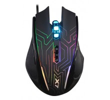 Мышь A4Tech X87 черный оптическая (2400dpi) USB (8but)
