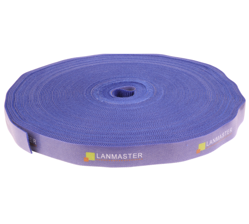Хомут-липучка Lanmaster LAN-VCM30M-BL 30000x20мм (упак:1шт) нейлон 6.6 внутри помещений синий Хомут-липучка Lanmaster LAN-VCM30M-BL 30000x20мм (упак:1шт) нейлон 6.6 внутри помещений синий