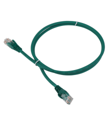 Патч-корд Lanmaster LAN-PC45/U5E-5.0-GN вилка RJ-45-вилка RJ-45 кат.5е 5м зеленый LSZH (уп.:1шт)