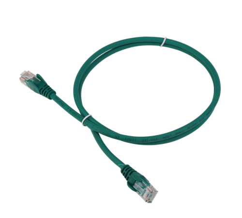 Патч-корд Lanmaster LAN-PC45/U5E-5.0-GN вилка RJ-45-вилка RJ-45 кат.5е 5м зеленый LSZH (уп.:1шт)
