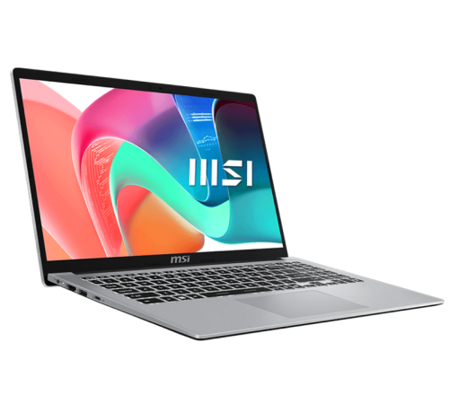 Ноутбук MSI Modern 15 F1MG Core 5 120U 15.6" FHD (1920*1080) IPS,DDR4 16GB (16GB*1),512GB SSD Intel Graphics,backligh,46.8Whr,1.7kg,1y,Win11Pro,Urban Silver