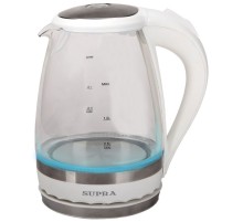 Чайник электрический Supra KES-2003N 2л. 1500Вт белый (корпус: металл)