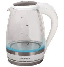 Чайник электрический Supra KES-2003N 2л. 1500Вт белый (корпус: металл)