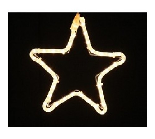 NEON-NIGHT (501-211) Фигура FM-001 "Звездочка" {белая, 30*28 см}