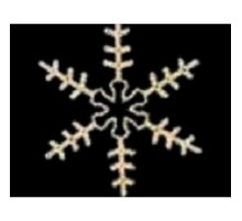 NEON-NIGHT (501-313) Фигура BN-107  "Большая Снежинка" {белая, размер 95*95 см  }