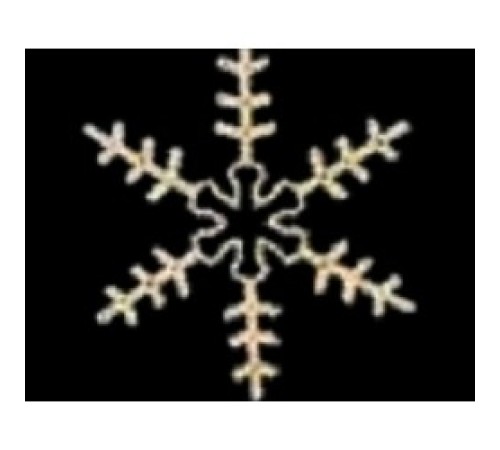 NEON-NIGHT (501-313) Фигура BN-107  "Большая Снежинка" {белая, размер 95*95 см  }