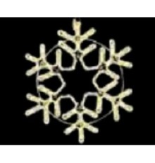 NEON-NIGHT (501-324) Фигура SL-099 "Снежинка" {белая, размер 55*55 см  }