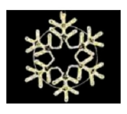 NEON-NIGHT (501-324) Фигура SL-099 "Снежинка" {белая, размер 55*55 см  }