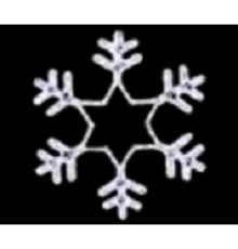 NEON-NIGHT (501-334) Фигура "Снежинка" {LED Светодиодная, без контр. размер 55*55см, "БЕЛАЯ"}