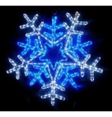 NEON-NIGHT (501-531) Фигура "Снежинка"  {LED с контролером, светодиодная, белая/синяя,  60*60 см }