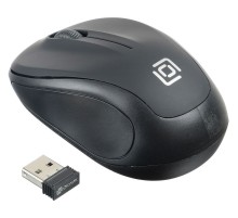 Мышь Оклик 665MW черный оптическая (1000dpi) беспроводная USB (3but)