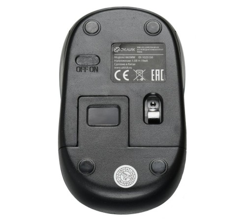 Мышь Оклик 665MW черный оптическая (1000dpi) беспроводная USB (3but) Мышь Оклик 665MW черный оптическая (1000dpi) беспроводная USB (3but)