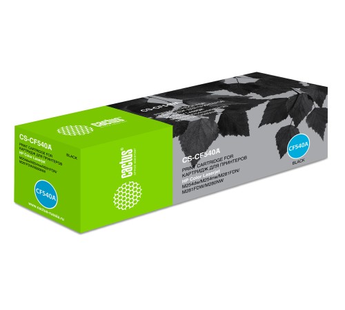 Cactus CS-CF540A черный (1400стр.) для HP LJ M254dw/M280nw/M281fdn