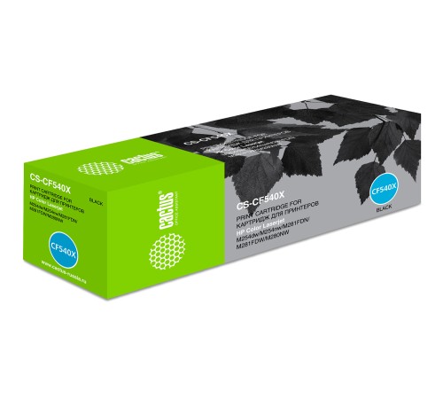 Картридж лазерный Cactus CS-CF540X CF540X черный (3200стр.) для HP LJ M254dw/M280nw/M281fdn