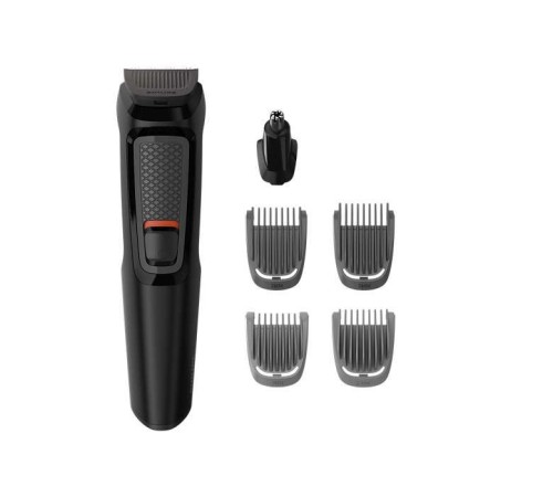 Триммер Philips MG3710/15 черный (насадок в компл:6шт)