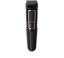 Триммер Philips MG3730/15 черный (насадок в компл:8шт)