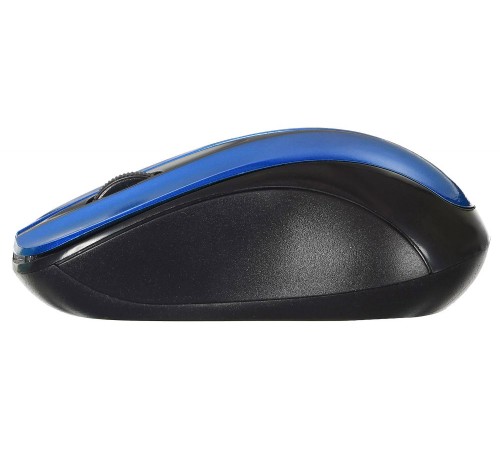 Мышь Оклик 675MW черный/синий оптическая (800dpi) беспроводная USB (2but)