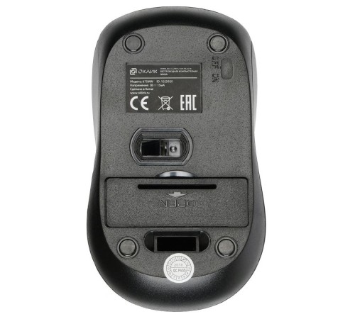 Мышь Оклик 675MW черный/красный оптическая (800dpi) беспроводная USB (2but) Мышь Оклик 675MW черный/красный оптическая (800dpi) беспроводная USB (2but)